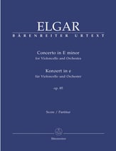 Concerto in E Minor Op. 85 Study Scores sheet music cover